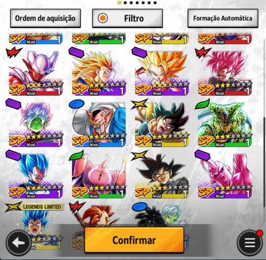 Dragon ball legends, 2 Lr, time full estrelado meta pronta PvP