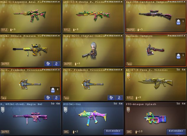 Conta crossfire com 7 vips