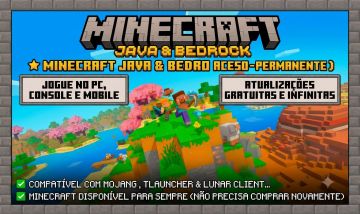 MINECRAFT ORIGINAL PERMANENTE (CONTA SUA!)
