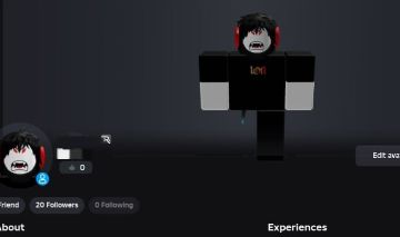 CONTA COM KORBLOX - MASC E FEMININO