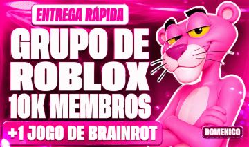 GRUPO NO ROBLOX COM 10.8K DE MEMBROS + 1 JOGO DE BRAINROT