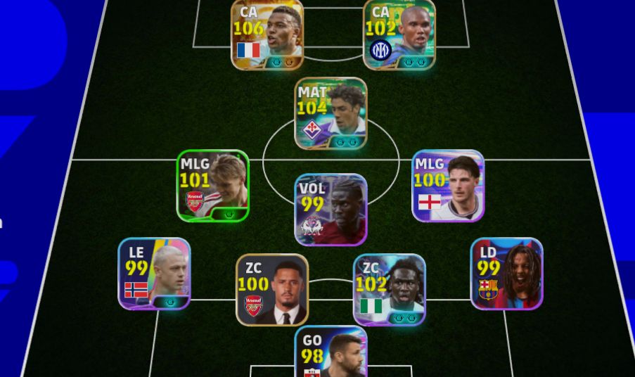 Conta efootball para iniciantes com mbappe da copa big time
