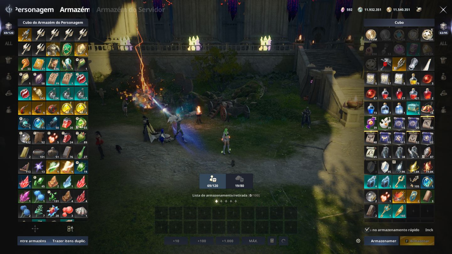 AION 2 | Conta Chanter, CP 129,1k ,GS 2543, Elyos - Serve Ariel - 2 alts