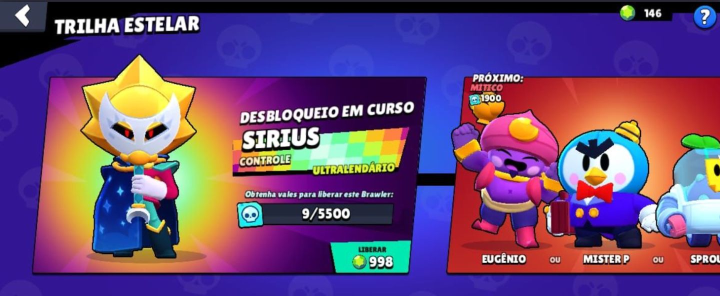 CONTA BRAWL STARS + 203 SKINS + 89K DE OURO + 186 GEMAS + BUZZ GODZILLA PRETO