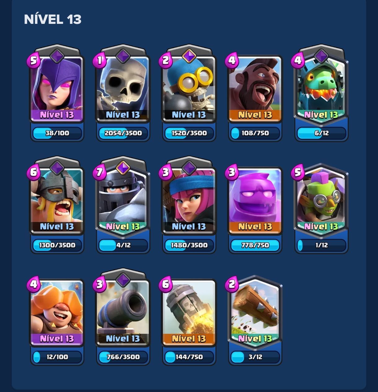 Conta Brawl Stars + Clash Royale | 82.5k Troféus | 392 Visuais | 79 Prestígios
