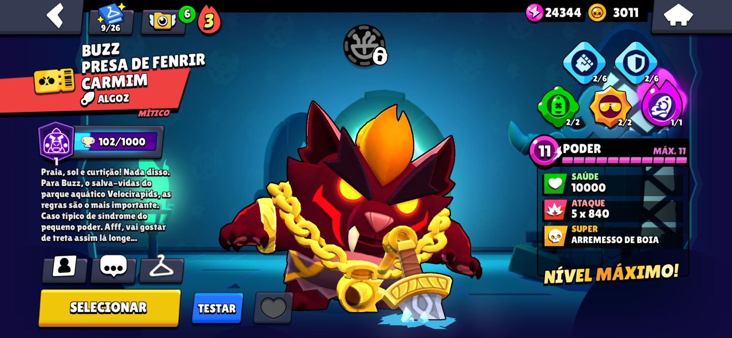 CONTA BRAWL STARS/ SKIN CORVO/ SKIN LEON/ENTRE OUTRAS. MUDANÇA DE TODOS OS DADOS