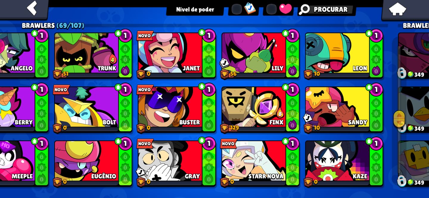 CONTA DE BRAWL STARS + CLASH ROYALE UPADAS