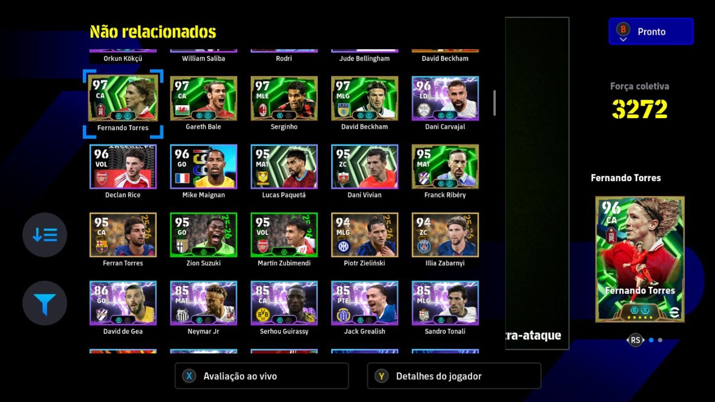 CONTA - EFOOTBALL STEAM - 36 ÉPICOS/BIG TIME (IBRA 109, PELÉ 107, GULLIT)