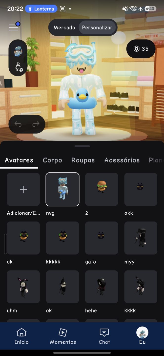 Conta Roblox 2020 | Icewing MM2 + 50+ Roupas + 30+ Acessórios