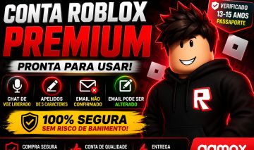 Conta Roblox 13-15 Verificada + Voice Chat | Email Alterável