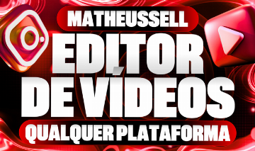 EDITOR DE VÍDEO - MOTION DESIGNER -YOUTUBE, TIK TOK, REELS /PERFIL 100% AVALIADO