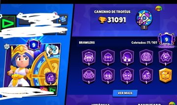 Conta rara de Brawl 30k muito boa varias skins e varios brawlers upadas