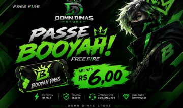 PASSE BOOYAH FREE FIRE | ENTREGA RÁPIDA | DOMN DIMAS STORE