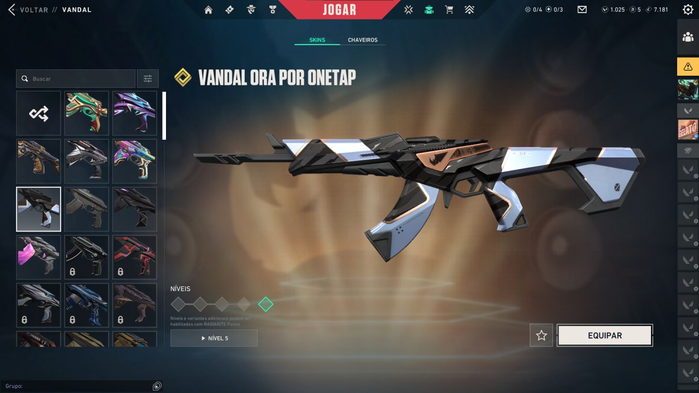 Conta Valorant 1800 Gastos