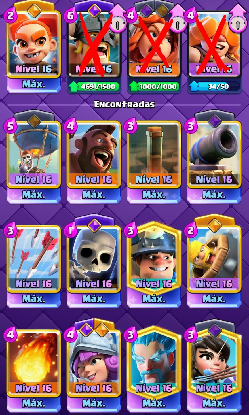 CONTA CLASH ROYALE NÍVEL 16 | 20 CARTAS LVL 16 | 16 EVOLUÇÕES | 14K TROFÉUS