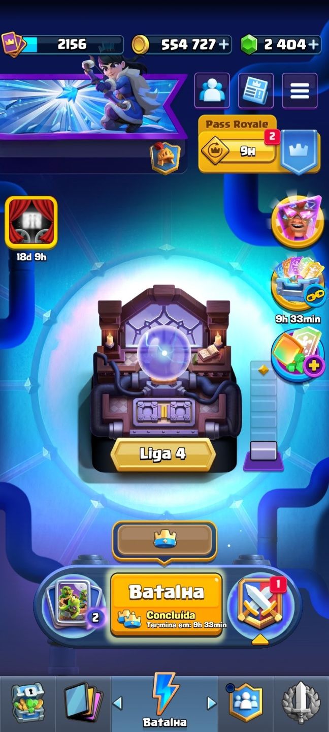 CONTA CLASH ROYALE