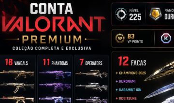 Conta com varios pacotes para colecionador