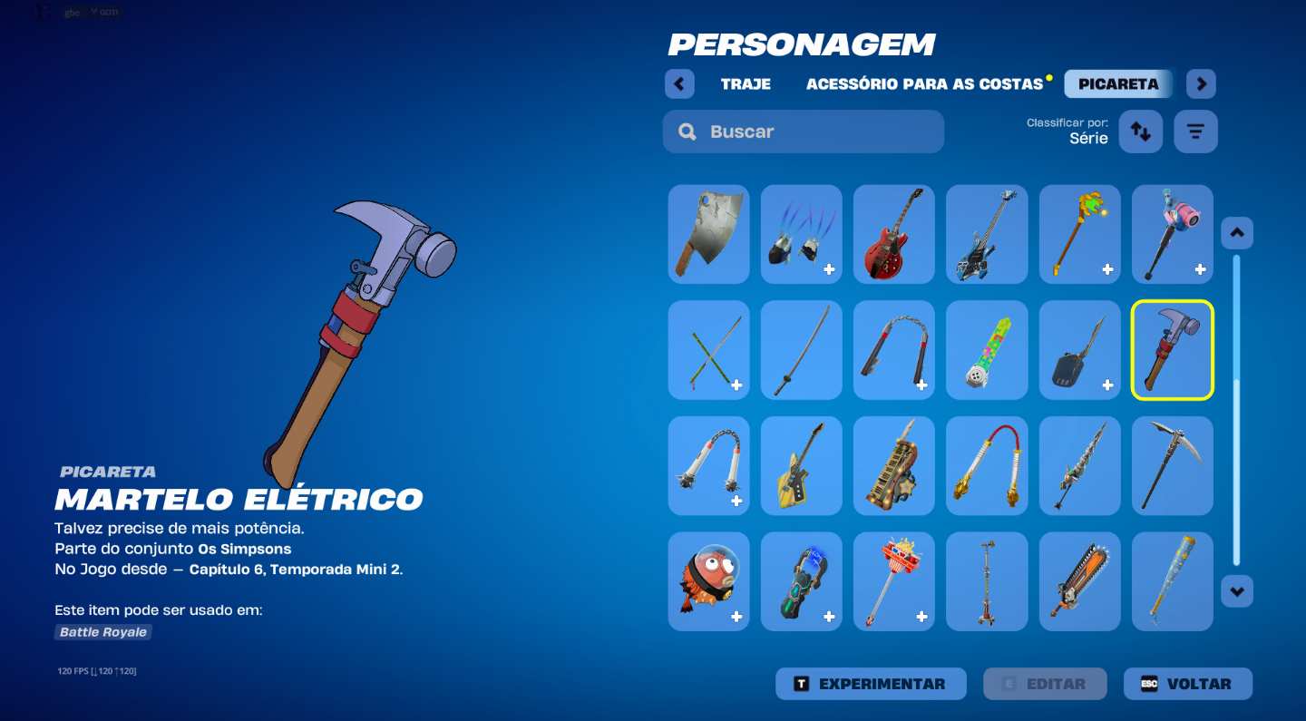 CONTA FORTNITE PASSE EXCLUSIVO SIMPSON