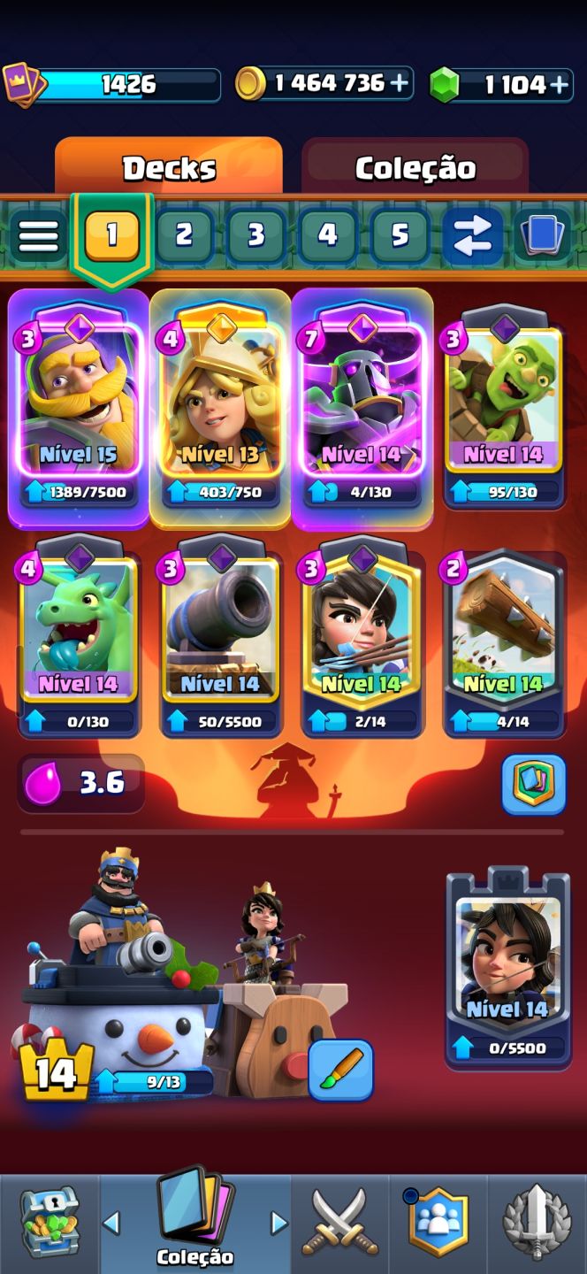 CONTA CLASH ROYALE UPADA FULL ACESSO 9300 TROFEUS