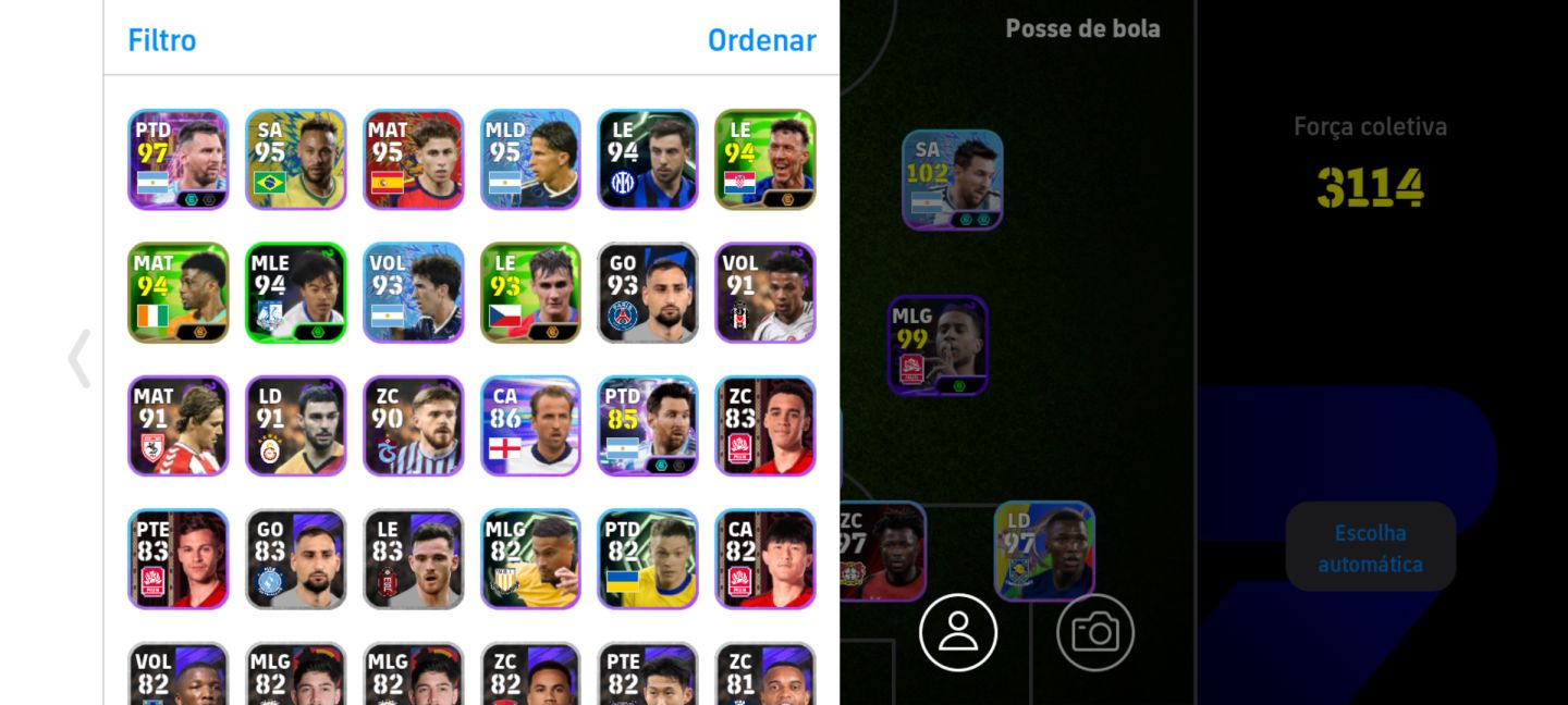 Conta EFOOTBALL Neymar 107 big time