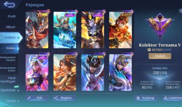 CONTA MOBILE LEGENDS COM 232 SKINS [SMURF] RENOMADA, LEIA DESCRIÇÃO