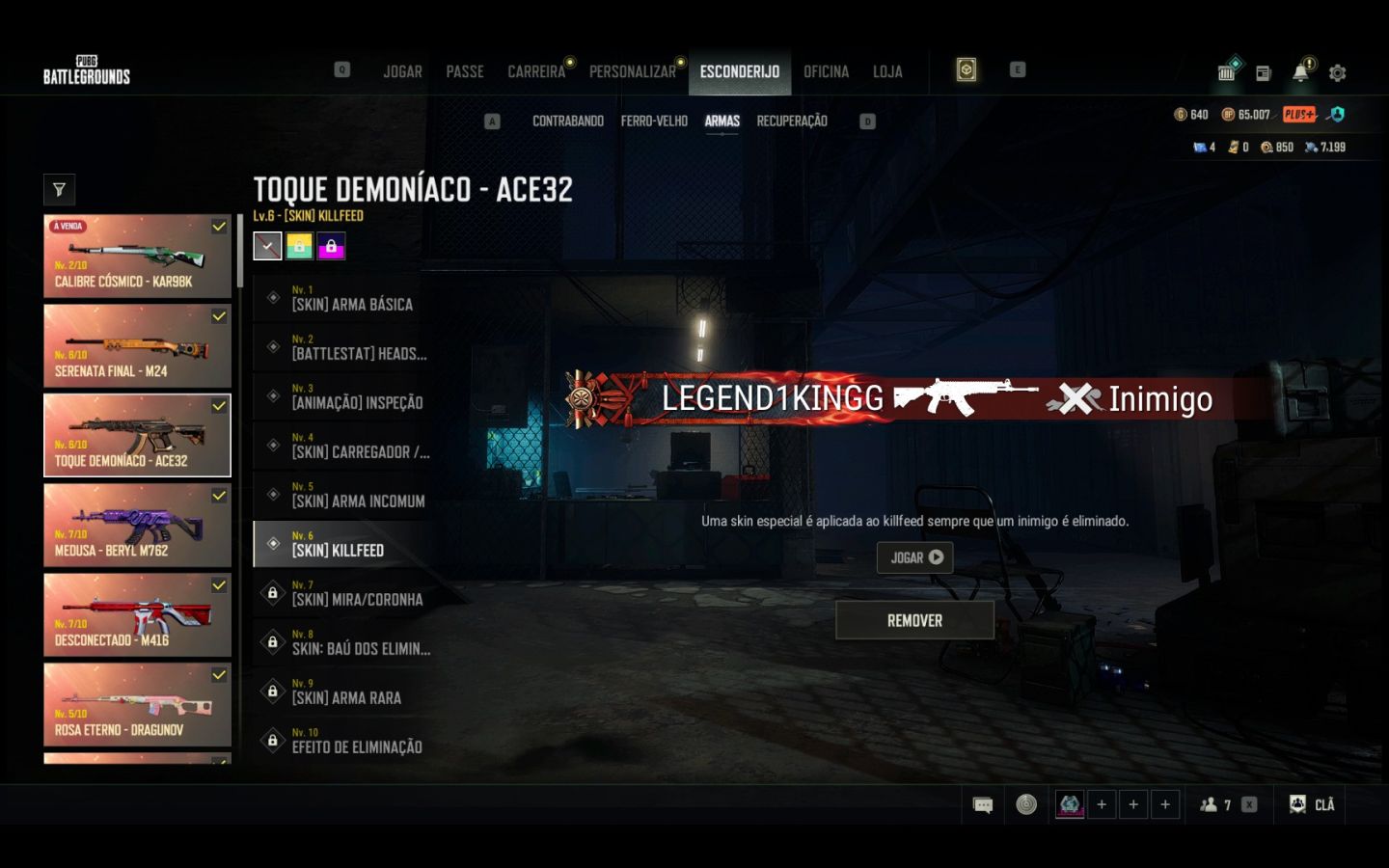 CONTA PUBG ARMAS PREGRESSIVA RARAS PERSONAGEM RAROS CONTA INSANA