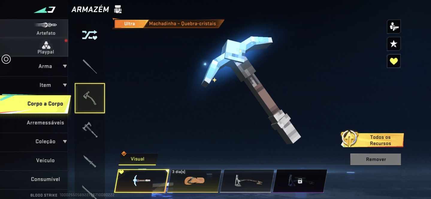 Conta BLood strike +de 3k gasto na conta mts eternas e 2 evo
