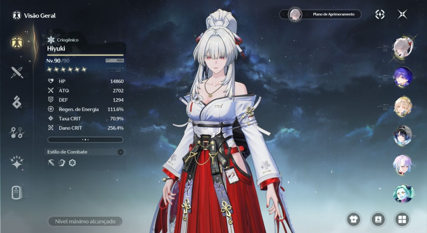 Wuthering WavesHiyuki + bis + Lucilla + Bis + Yangyang + bis //e muito mais//