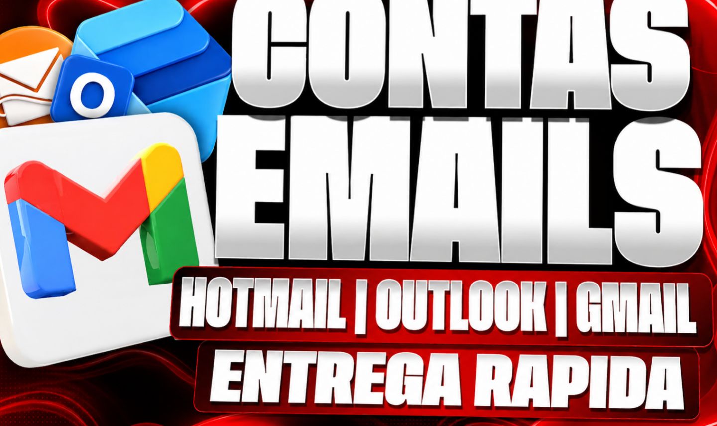 EMAILS GMAIL | 16X OUTLOOK | 16X HOTMAIL | | MENOR PREÇO DA PLATAFORMA
