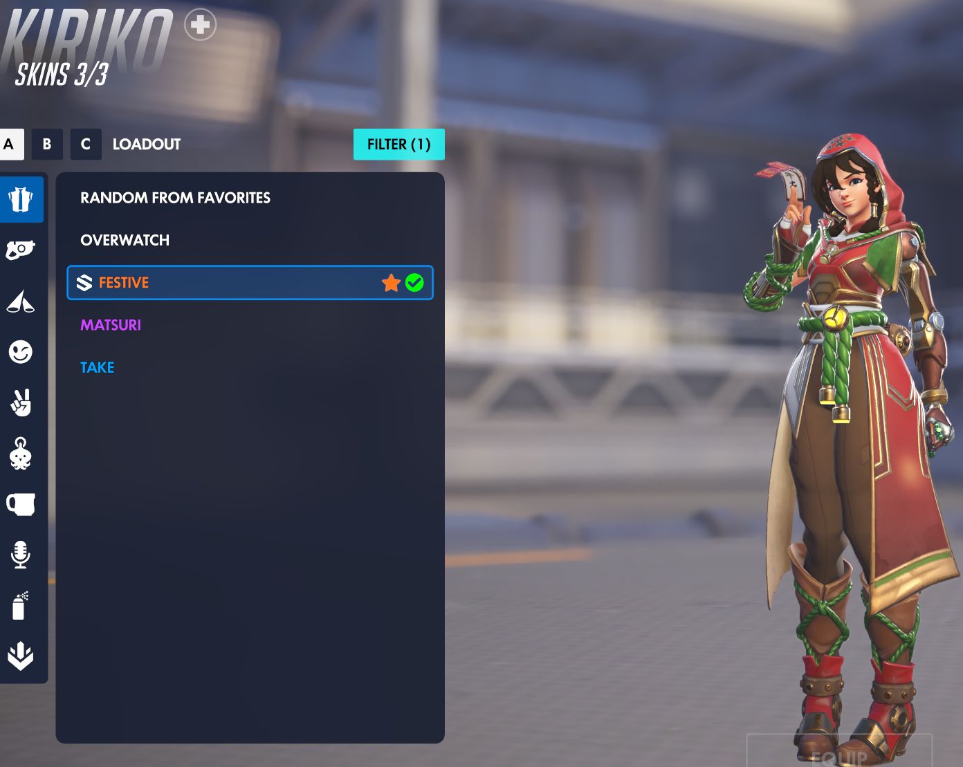 +30 SKINS, 2019 ALL-STAR MERCY, 1100 OVERWATCH COINS, FESTIVE KIRIKO, 8BIT