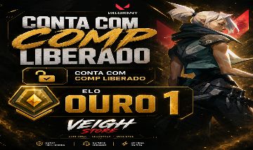 Conta Valorant Ouro 1 - Comp Liberado - Pronta para Jogar