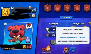 CONTA DE BRAWL DE 2022 PRA COMEÇAR BEM