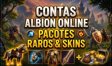 Conta Albion Online - Contas com Pacotes raros e skin