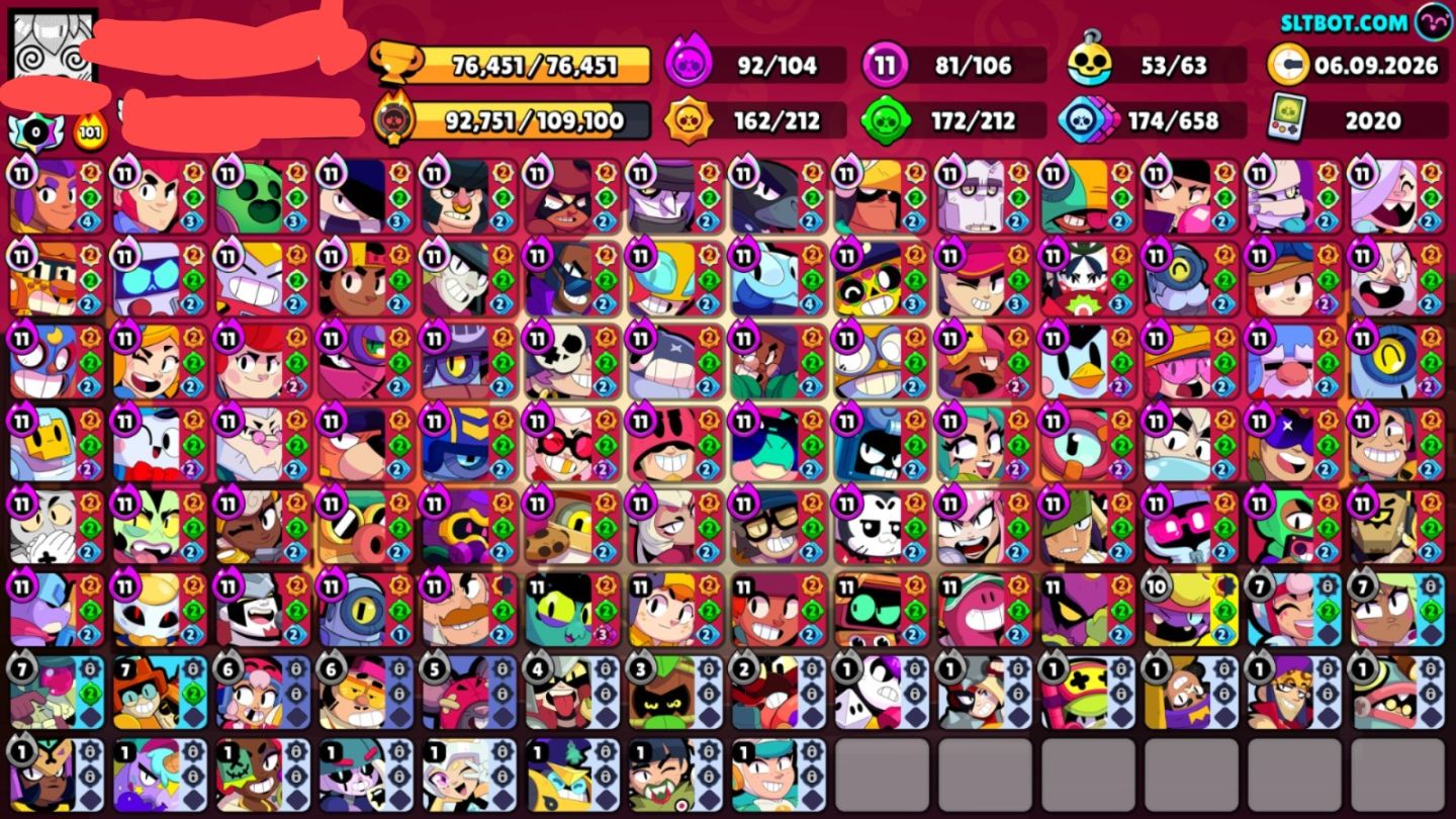 CONTA BRAWL STARS END-GAME - PRONTA PARA O COMPETITIVO (76K TROFÉUS)