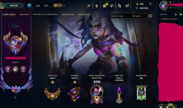 Conta Raríssima | Arcane Fractured Jinx | Viego Exaltado | 529 Skins