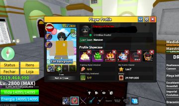 CONTA BLOX FRUITS DRAGON PERM | TODAS AS RAÇAS V4 FULL | DARK BLADE | 30M BOUNTY