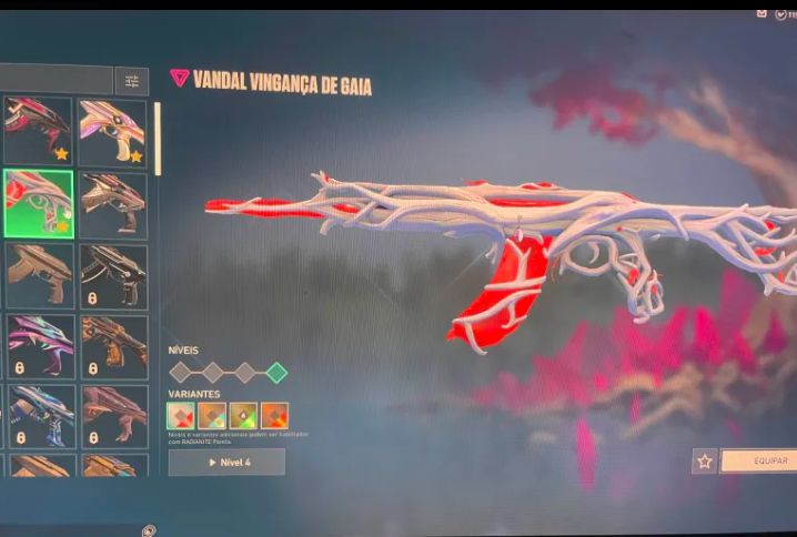 CONTA VALORANT MUITAS SKINS