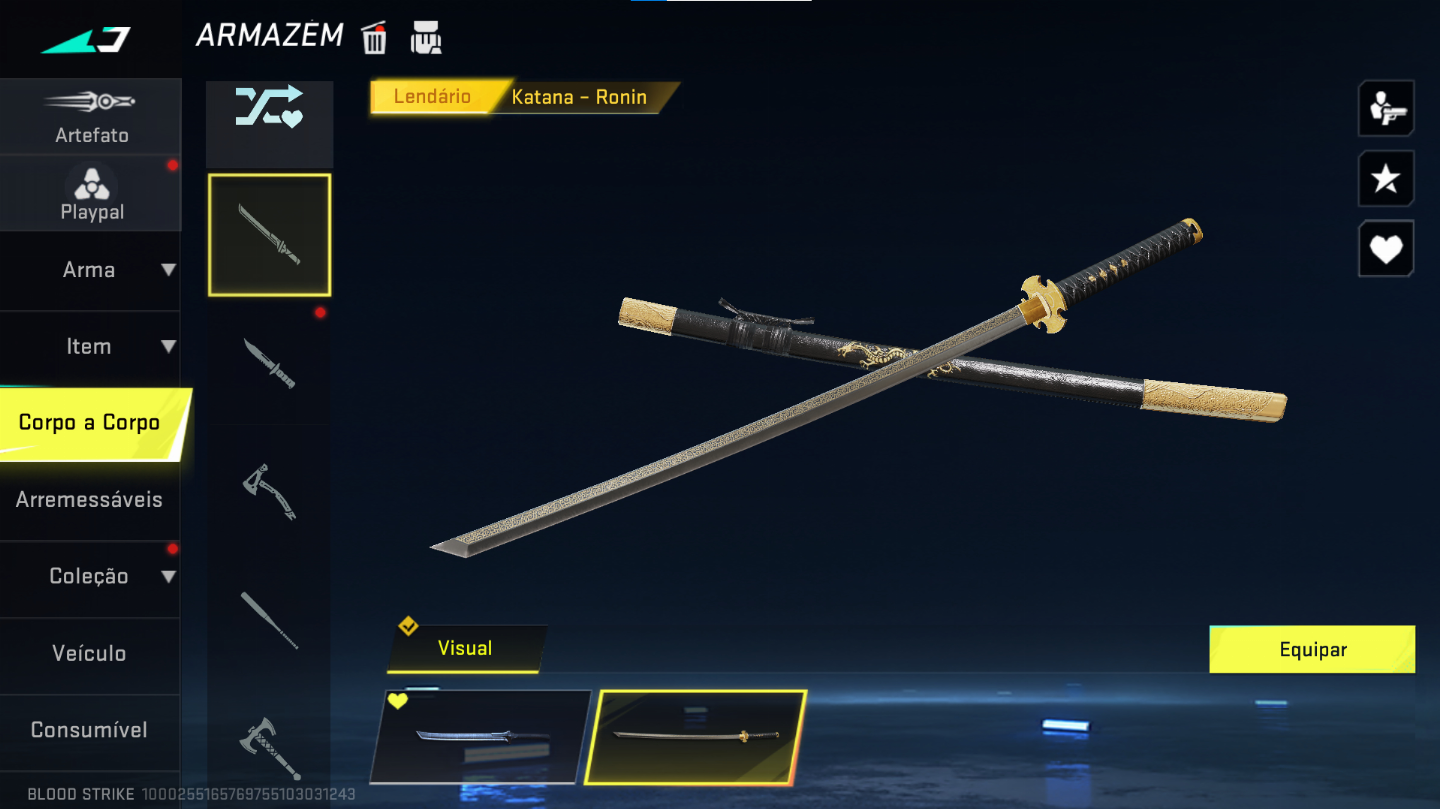 CONTA BLOOD STRIKE ANTIGA FULL ACESSO