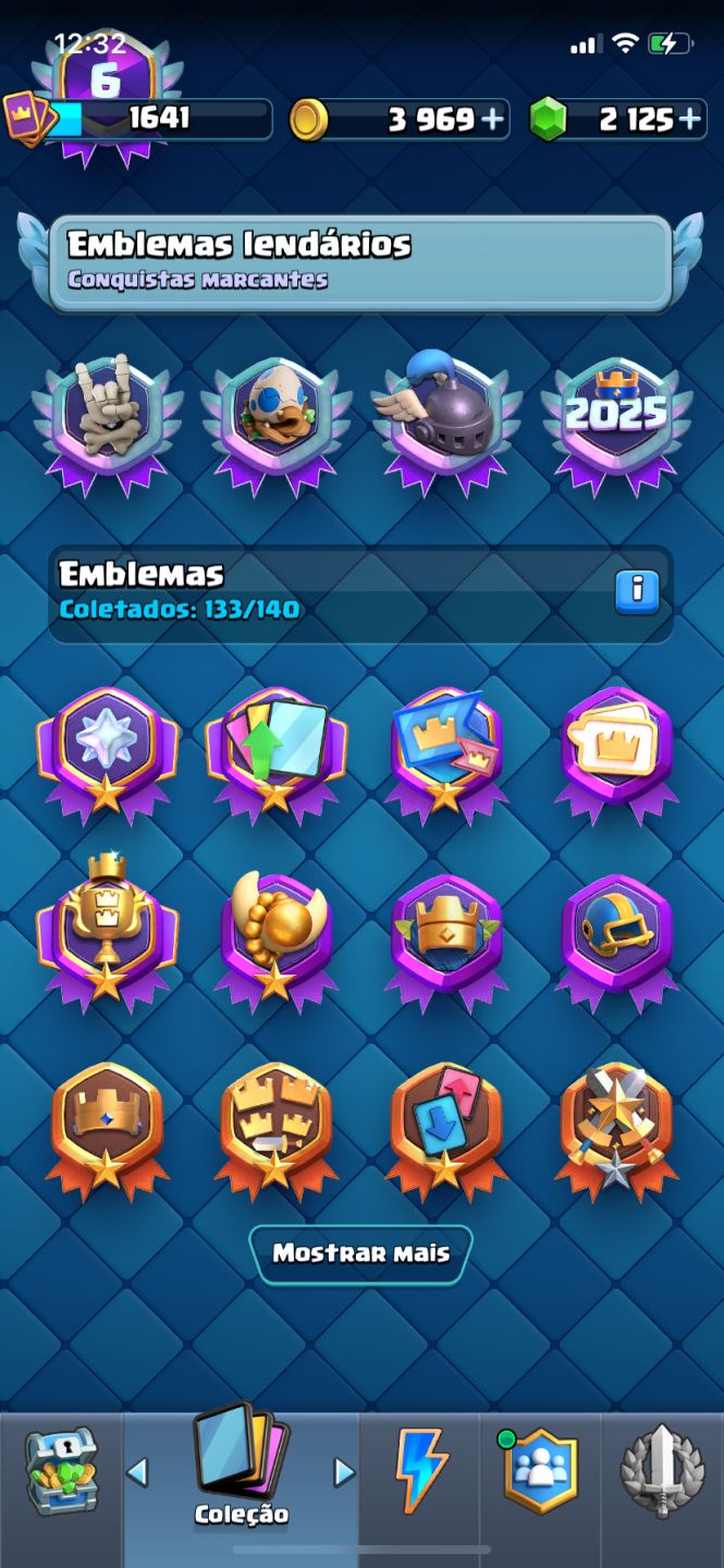CONTA CLASH ROYALE!!! ( 6 ANOS )FULL CARTAS + FULL TORRE / NVLMAX +2000 GEMAS
