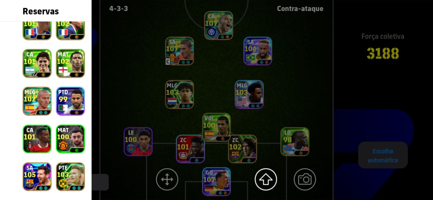 Conta efootball simples
