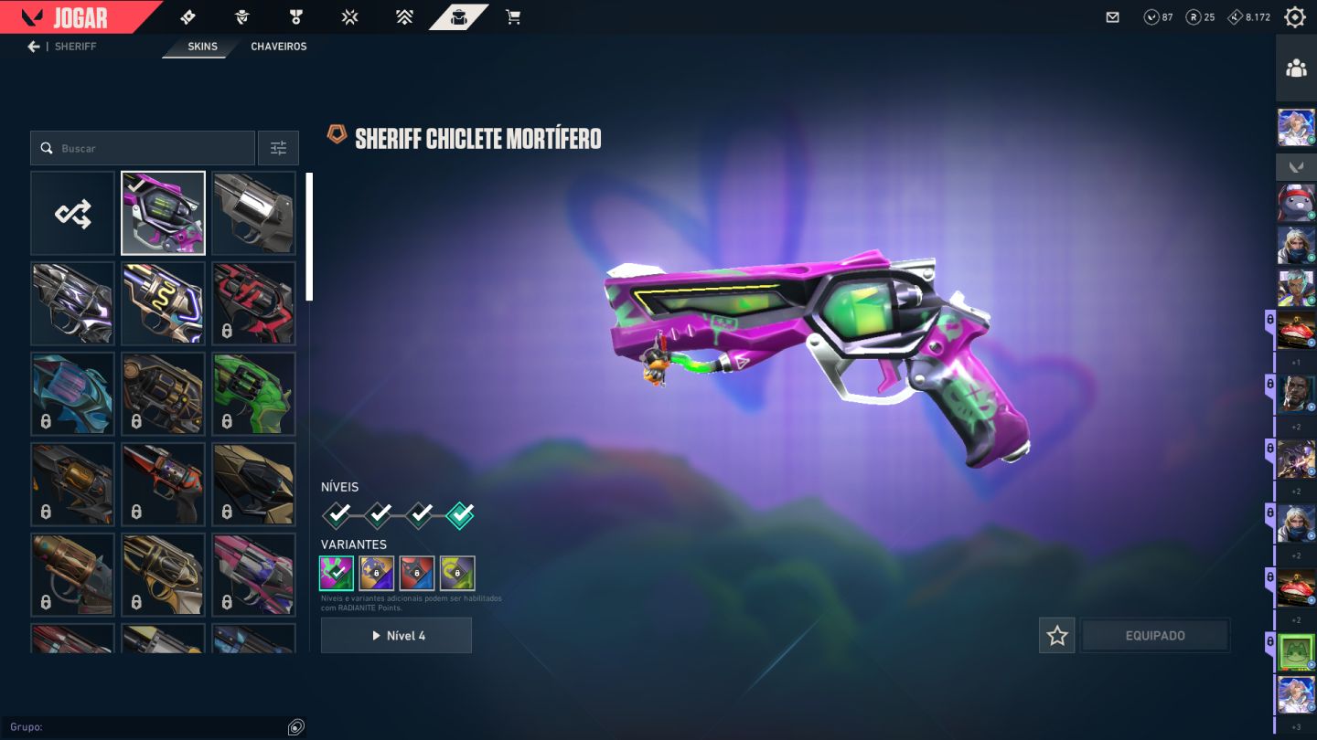 CONTA COM 55 SKINS, KATANA EX.O, FACA VCT LIMITADA, VANDALS E PHANTOMS PREMIUM