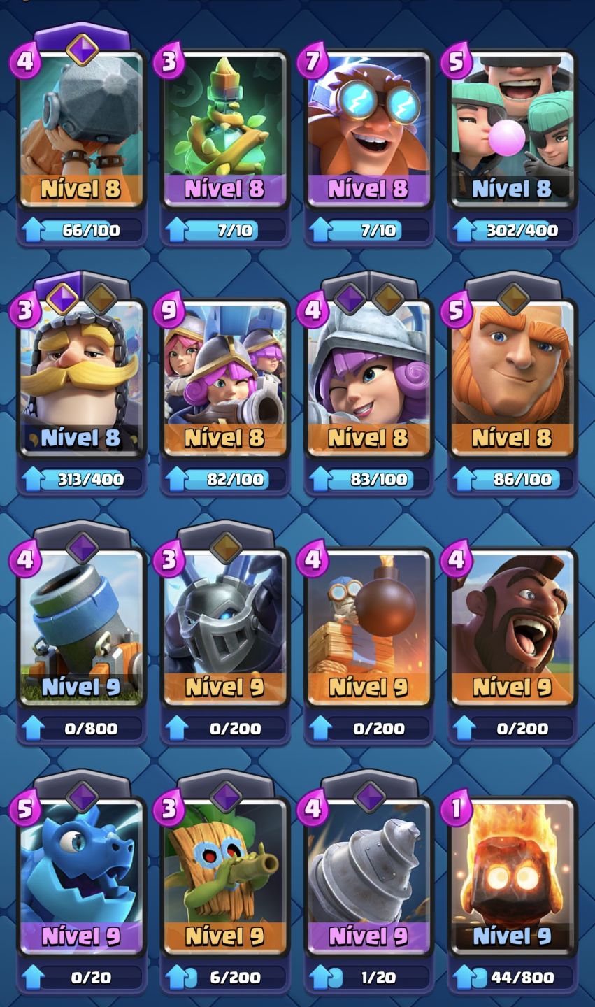 CONTA CLASH ROYALE (UPADA A MÃO)