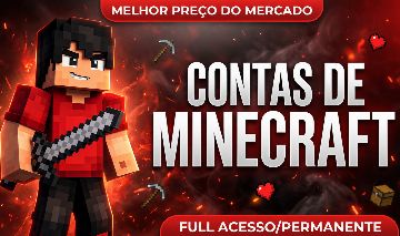 Contas Minecraft FULL ACESSO permanentes pelo melhor preço do mercado!!!