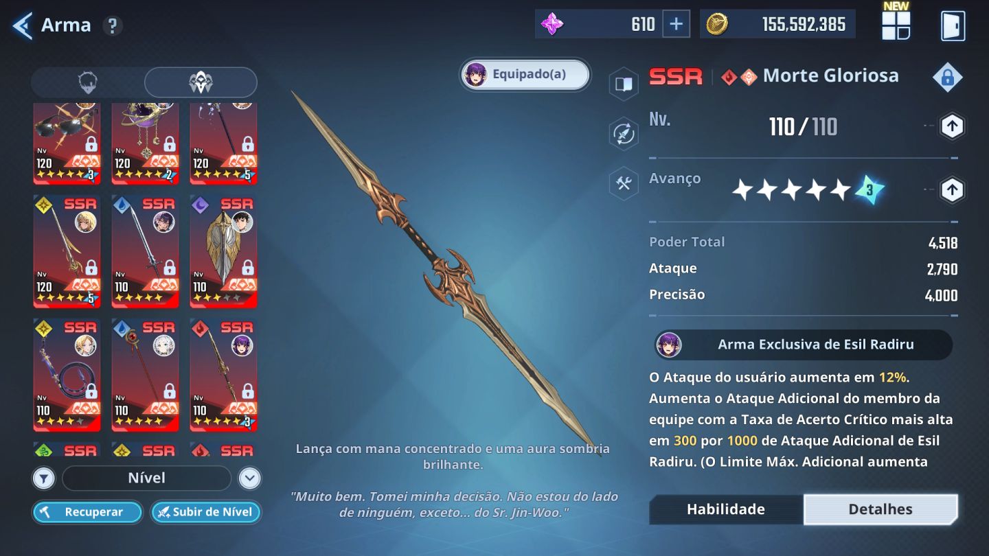 CONTA 2M SOLO LEVELING ARISE