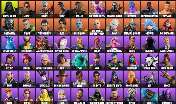 CONTA FORTNITE FA 97 SKINS | IRIS | LARA CROFT | MISTICA | SPIDERGWEN| NEYMAR JR