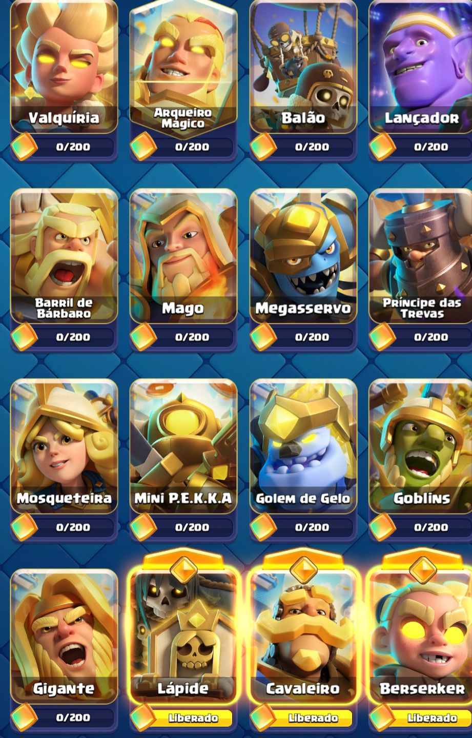 CONTA CLASH ROYALE 6426 TROFÉUS