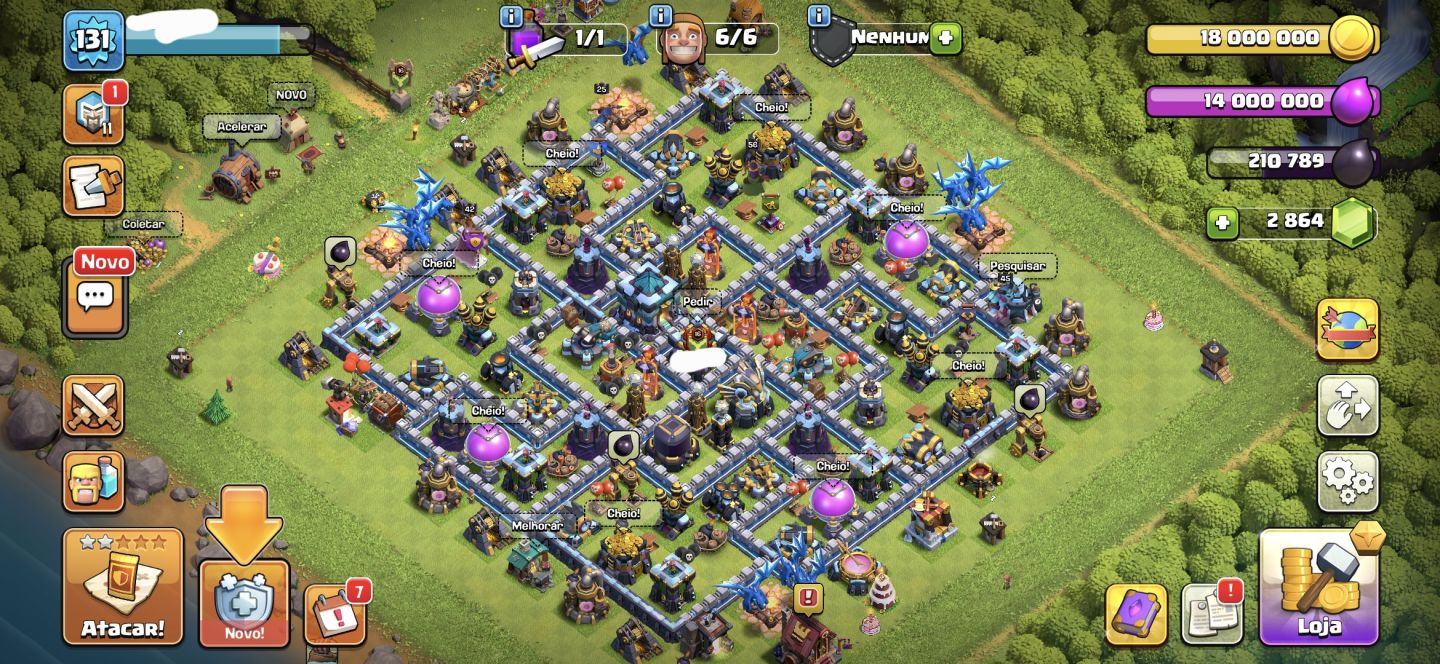 COMBO de conta clash royale e clash of clans