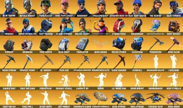 CONTA FORTNITE OG | 140 SKINS | THE REAPER | BLUE SQUIRE |