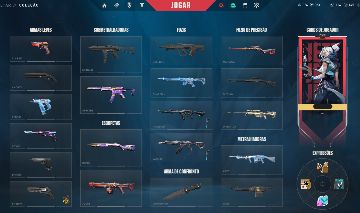CONTA VALORANT PESSOAL COM VARIAS SKINS