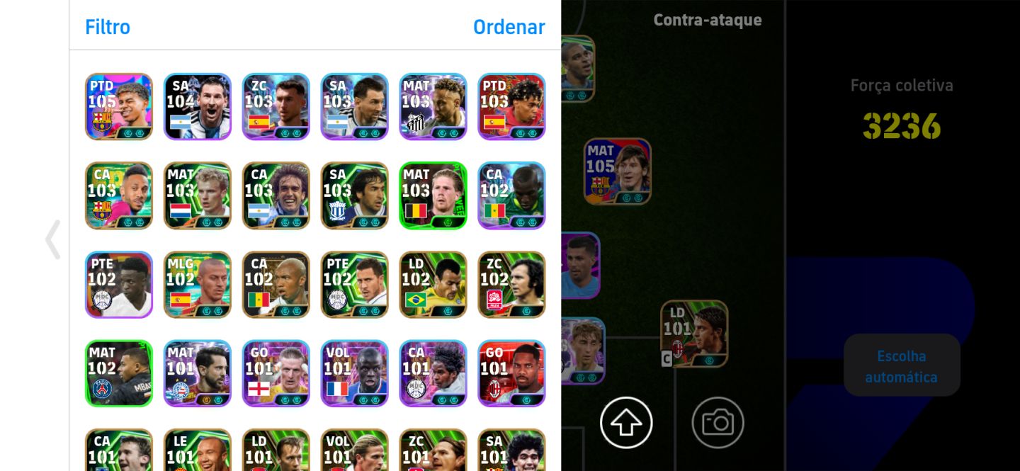 CONTA EFOOTBALL George best+Son blitz curare+pack messi&neymar&yamal
